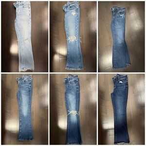 American Eagle Outfitters Woman’s AE curvy stretch flare jeans 2 X-short